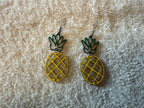 Pineapple Wooden Earrings 🍍
